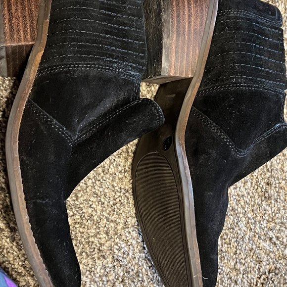 Lucky Brand Suede Booties - Picture 1 of 4